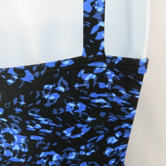 Speedo Tank One Piece Swimsuit Size 6 NEW Adjustable Shelf Soft Cup Blue - Picture 6 of 12